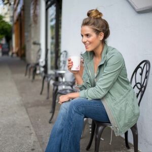 Madewell Fleet Dispatch Jacket Palm Tree Green Blogger Favorite Gal Meets Glam